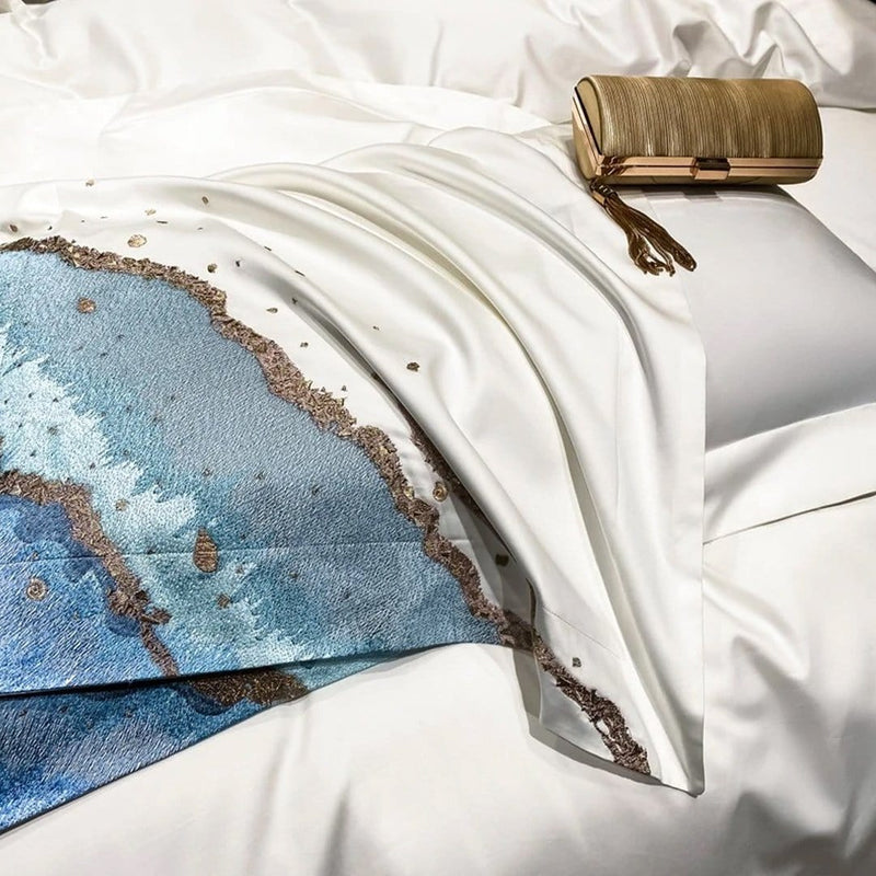 Marine Luxury Duvet Cover Set (Egyptian Cotton)