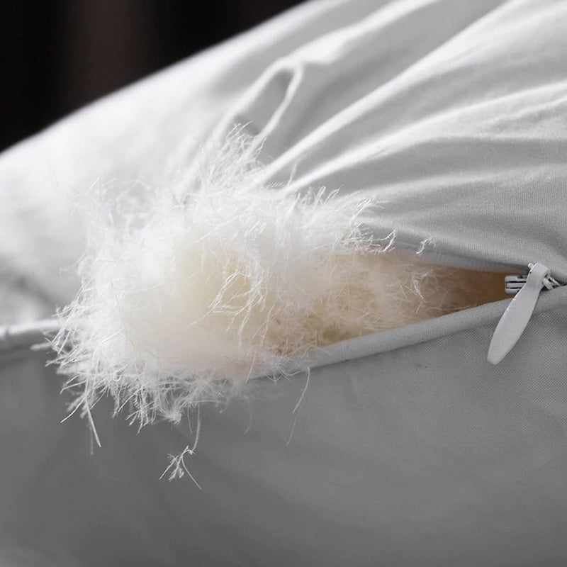 Natural Goose Down Quilted Comforter