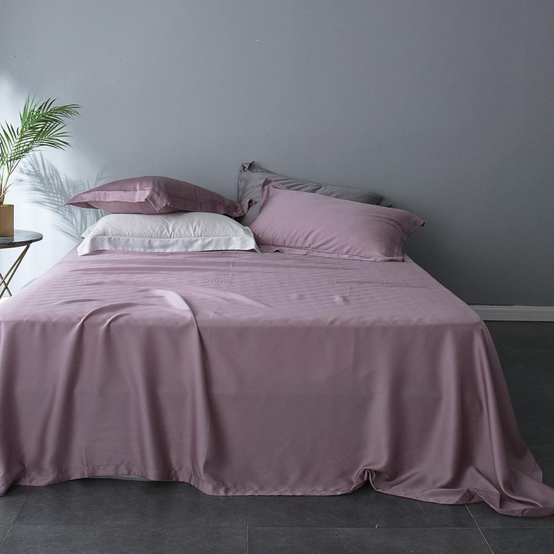 Premium Tencel Fabric Duvet Cover & Sheet Set (Softer Than Silk)