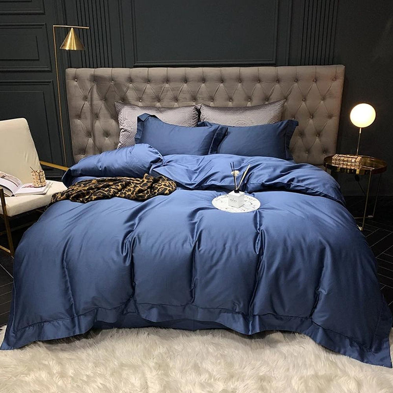 Casey Premium 1000 Thread Count Duvet Cover & Sheet Set (Egyptian Cotton)