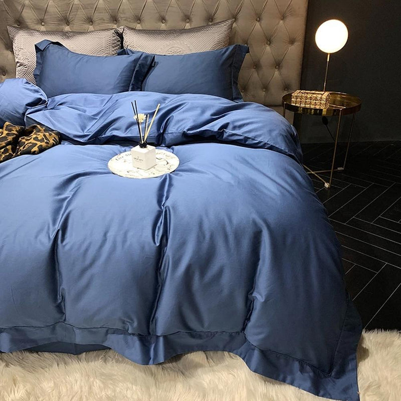 Casey Premium 1000 Thread Count Duvet Cover & Sheet Set (Egyptian Cotton)