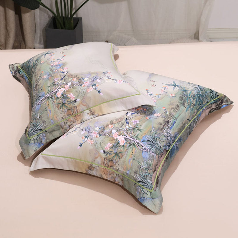 Forest Leaves Duvet Cover & Sheet Set (Egyptian Cotton)