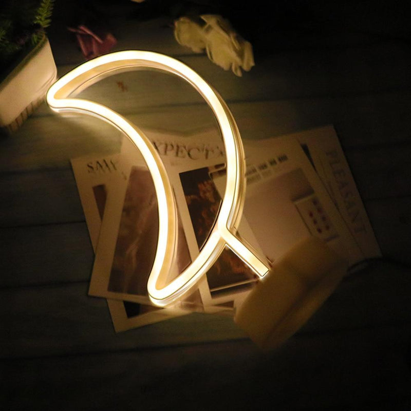 LED Neon Lightning Bolt Lamp