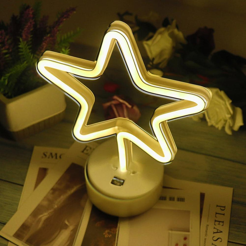 LED Neon Lightning Bolt Lamp