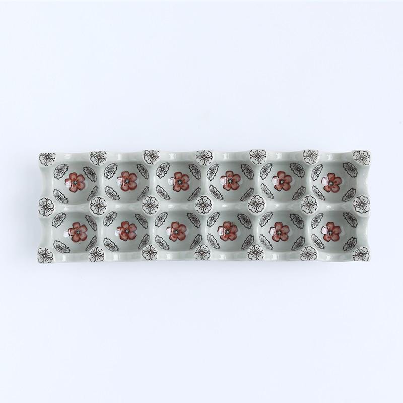 Japanese Ceramic Egg Tray