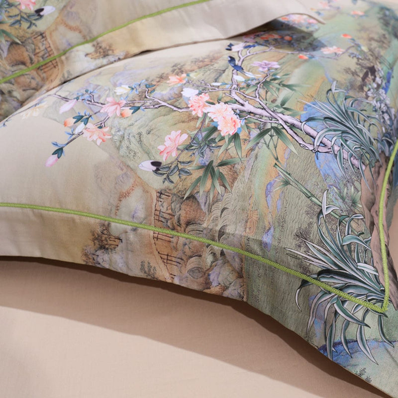 Forest Leaves Duvet Cover & Sheet Set (Egyptian Cotton)