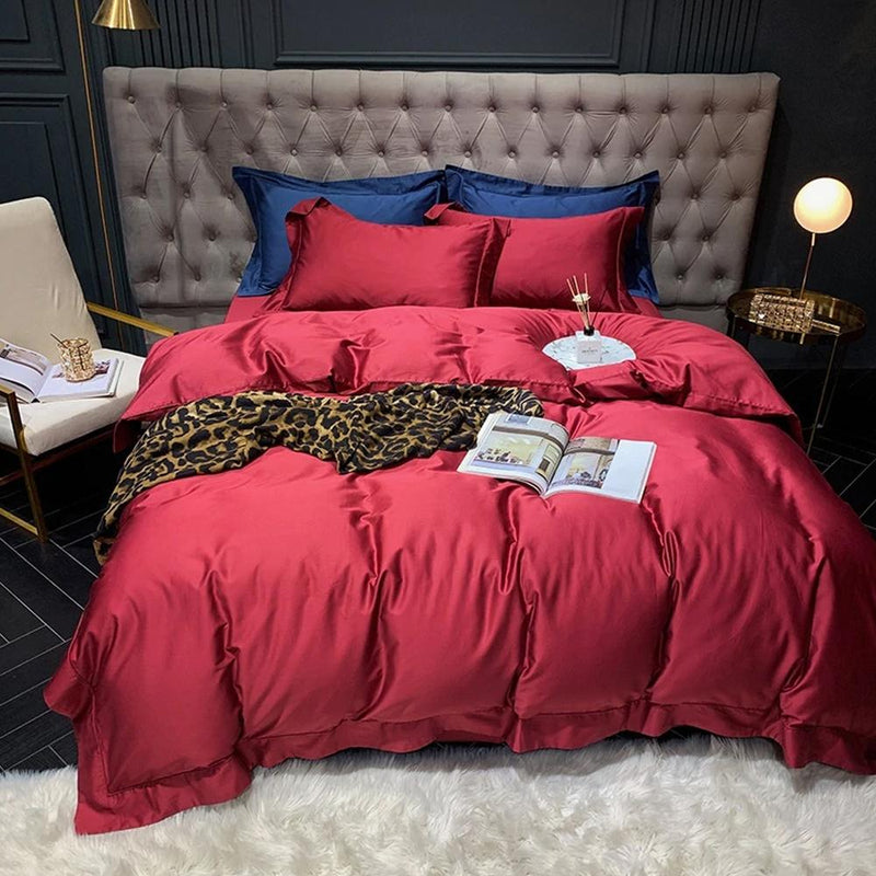 Casey Premium 1000 Thread Count Duvet Cover & Sheet Set (Egyptian Cotton)