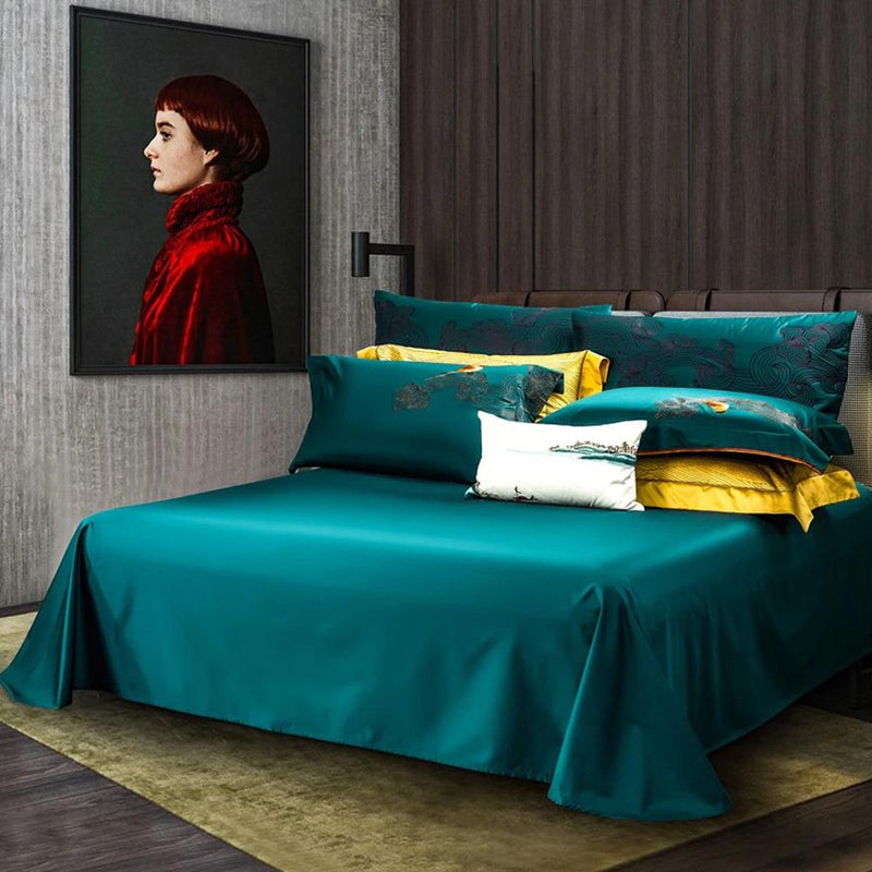 Harvey Premium Embroidery 1000 Thread Count Duvet Cover & Sheet Set (Egyptian Cotton)