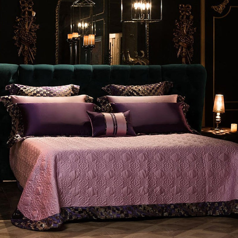 Mauve Luxury Duvet Cover Set