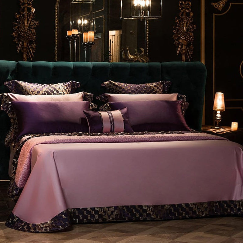 Mauve Luxury Duvet Cover Set