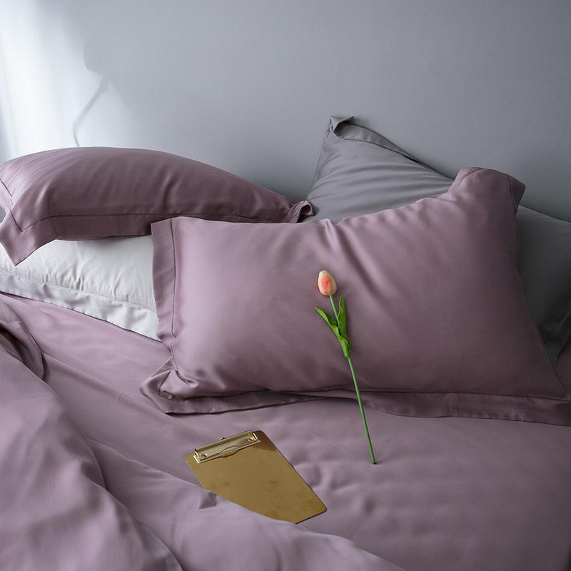 Premium Tencel Fabric Duvet Cover & Sheet Set (Softer Than Silk)