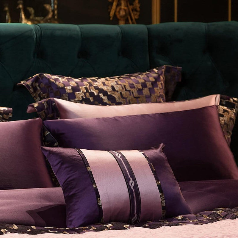 Mauve Luxury Duvet Cover Set