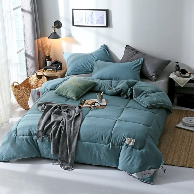 Angela Solid Quilted Comforter