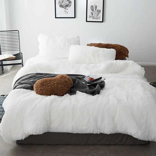 Luxury Plush Duvet Cover & Bed Sheet Set