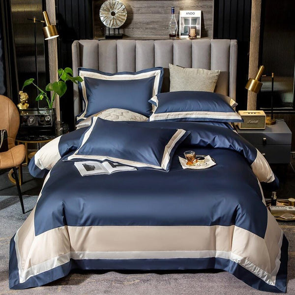 Careton Luxury Egyptian Cotton Duvet Cover & Sheet Set