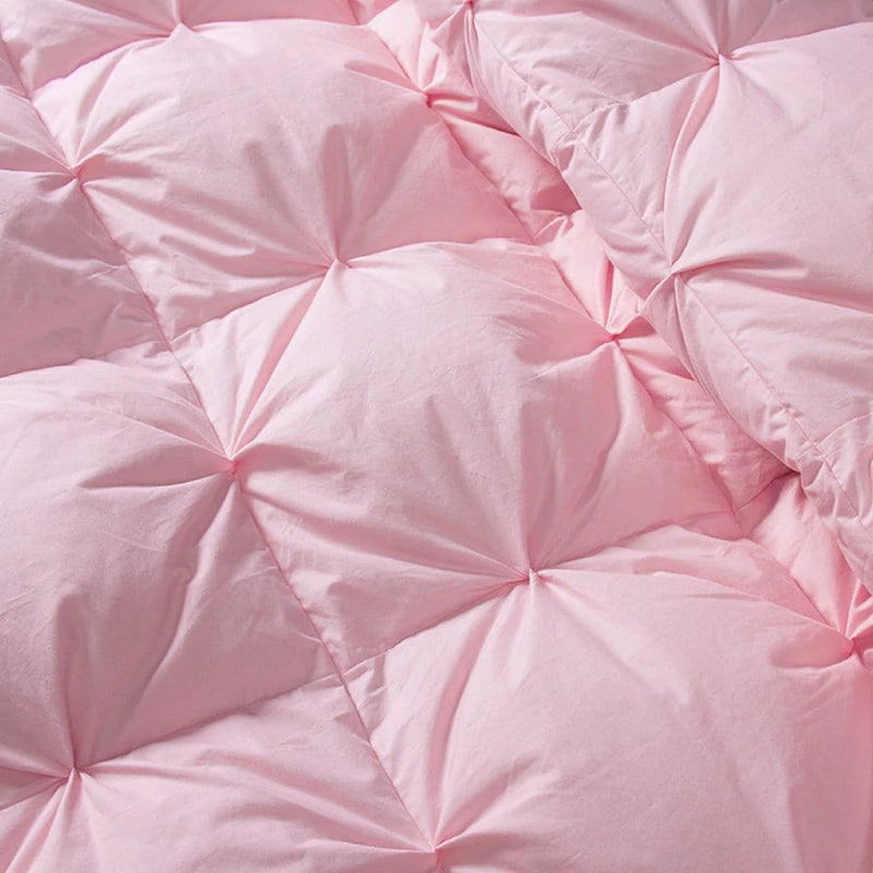Natural Goose Down Quilted Comforter