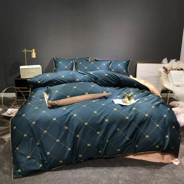 Luxury Egyptian Duvet Cover & Sheet Set