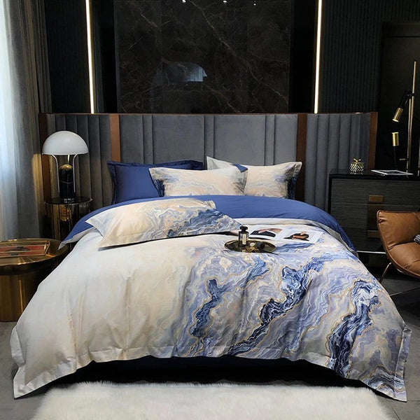 Rustik Marble Luxury Duvet Cover Set