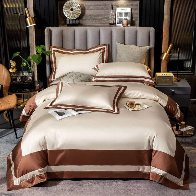Careton Luxury Egyptian Cotton Duvet Cover & Sheet Set