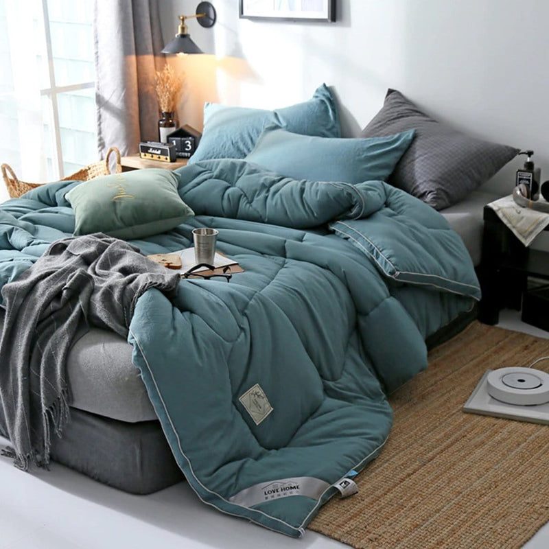 Angela Solid Quilted Comforter