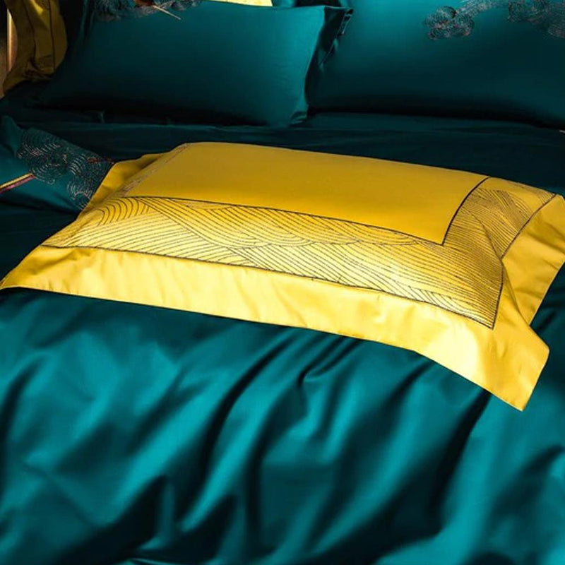 Harvey Premium Embroidery 1000 Thread Count Duvet Cover & Sheet Set (Egyptian Cotton)