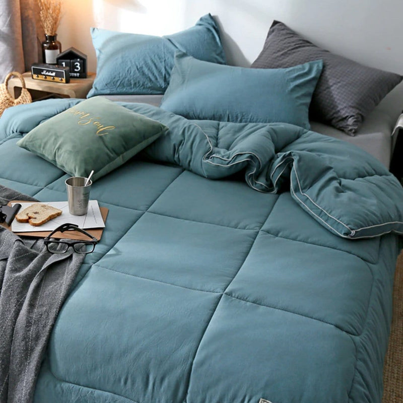 Angela Solid Quilted Comforter