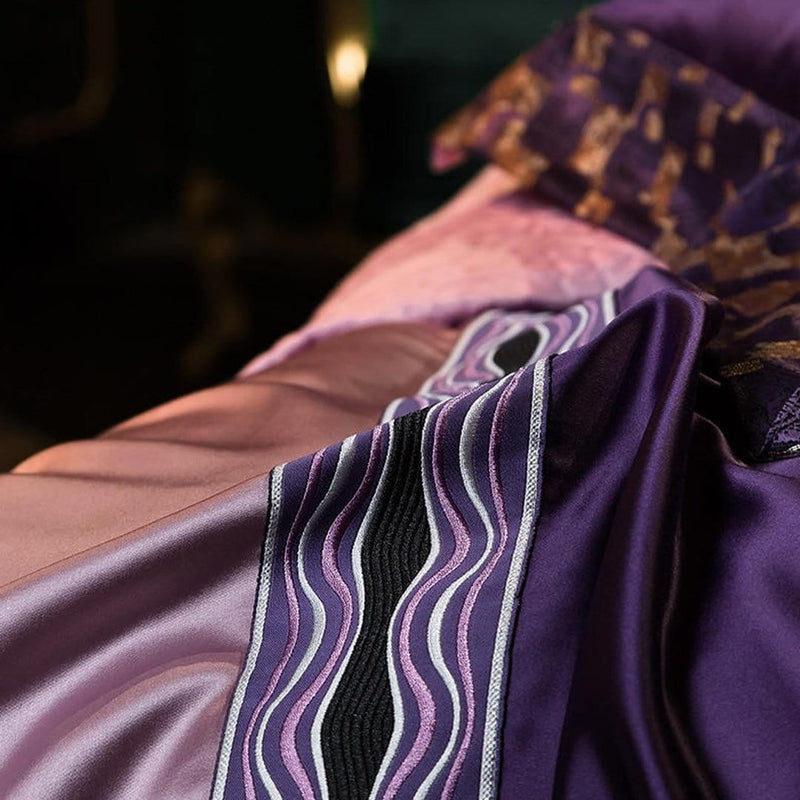 Mauve Luxury Duvet Cover Set