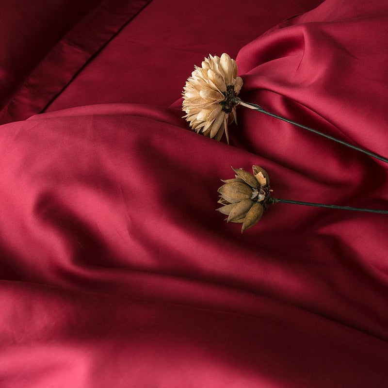 Premium Tencel Fabric Duvet Cover & Sheet Set (Softer Than Silk)
