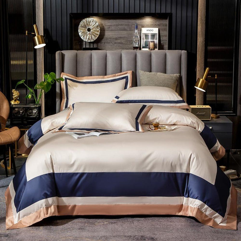 Careton Luxury Egyptian Cotton Duvet Cover & Sheet Set