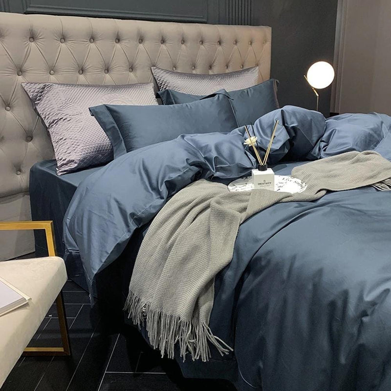Casey Premium 1000 Thread Count Duvet Cover & Sheet Set (Egyptian Cotton)