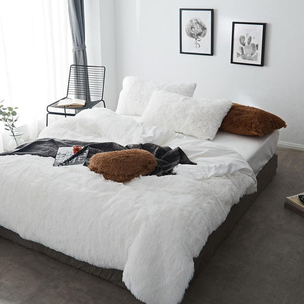 Luxury Plush Duvet Cover & Bed Sheet Set