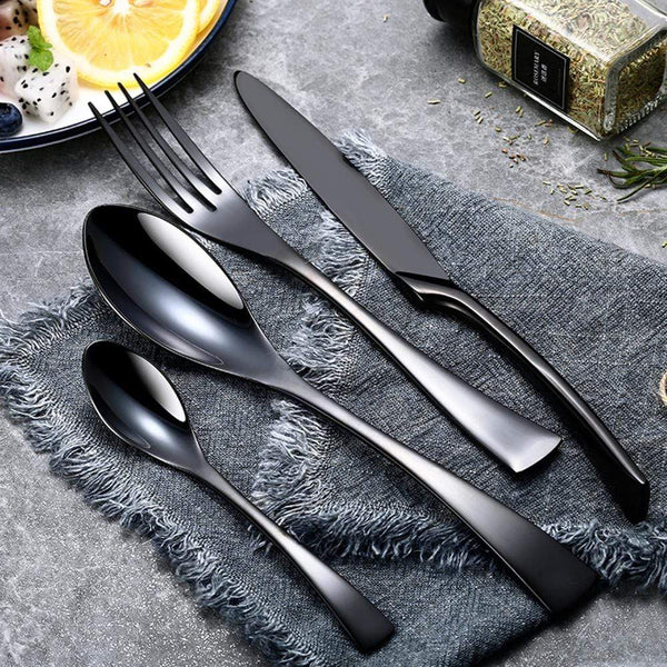 Prime Quality Black Flatware Set