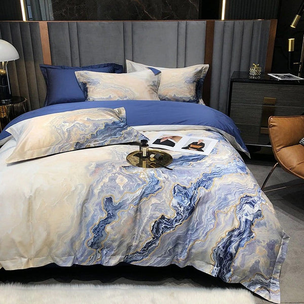 Rustik Marble Luxury Duvet Cover Set