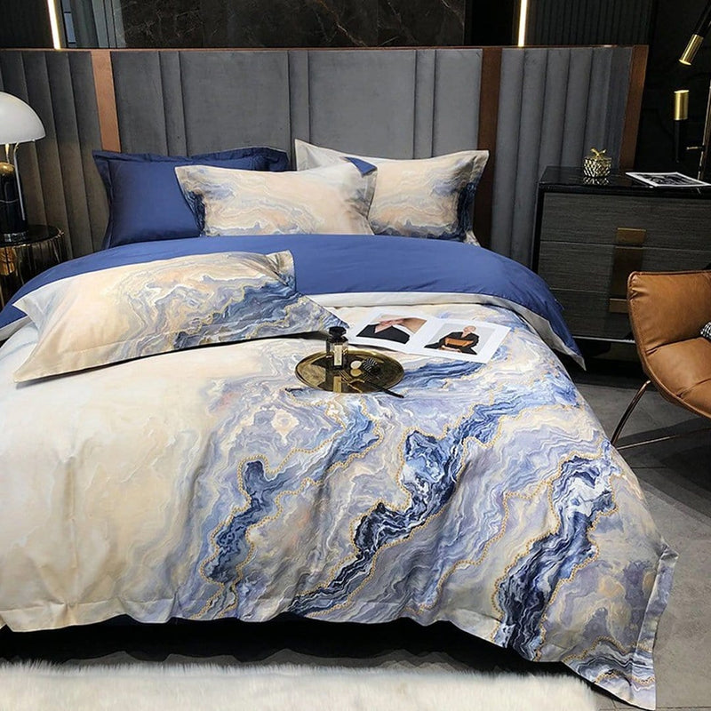 Rustik Marble Luxury Duvet Cover Set