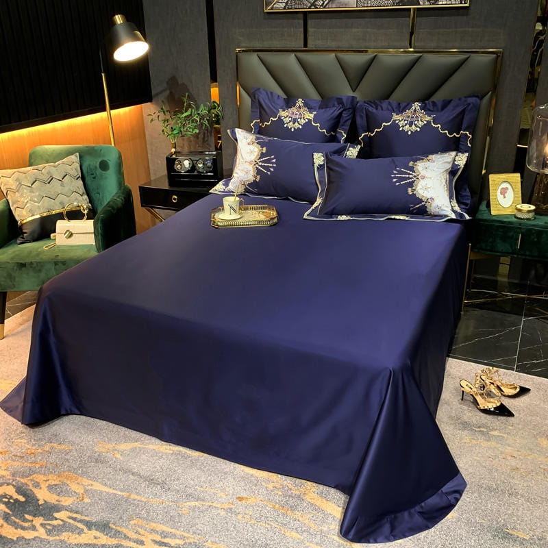 Luxury Bluebell Duvet Cover & Sheet Set(Egyptian Cotton)