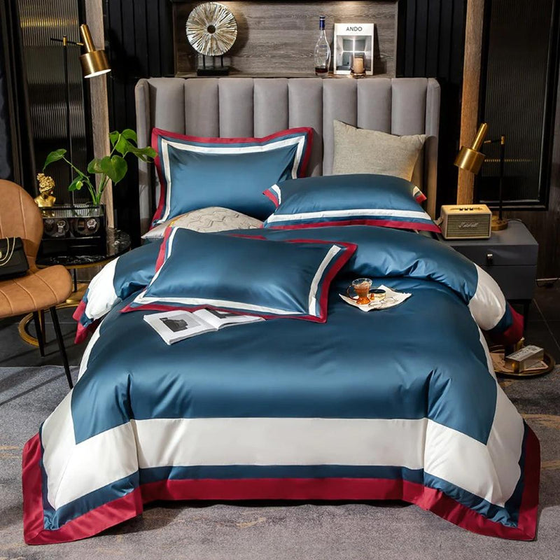 Careton Luxury Egyptian Cotton Duvet Cover & Sheet Set