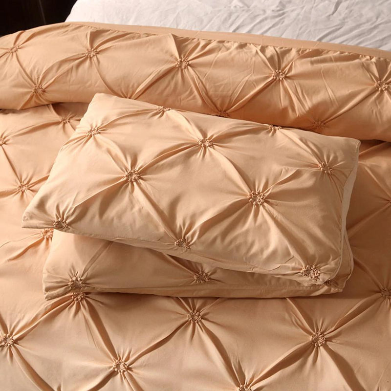 Pinch Pleat Duvet Cover Set