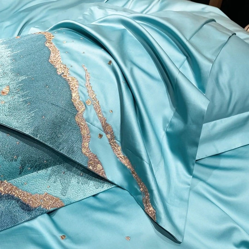 Marine Luxury Duvet Cover Set (Egyptian Cotton)