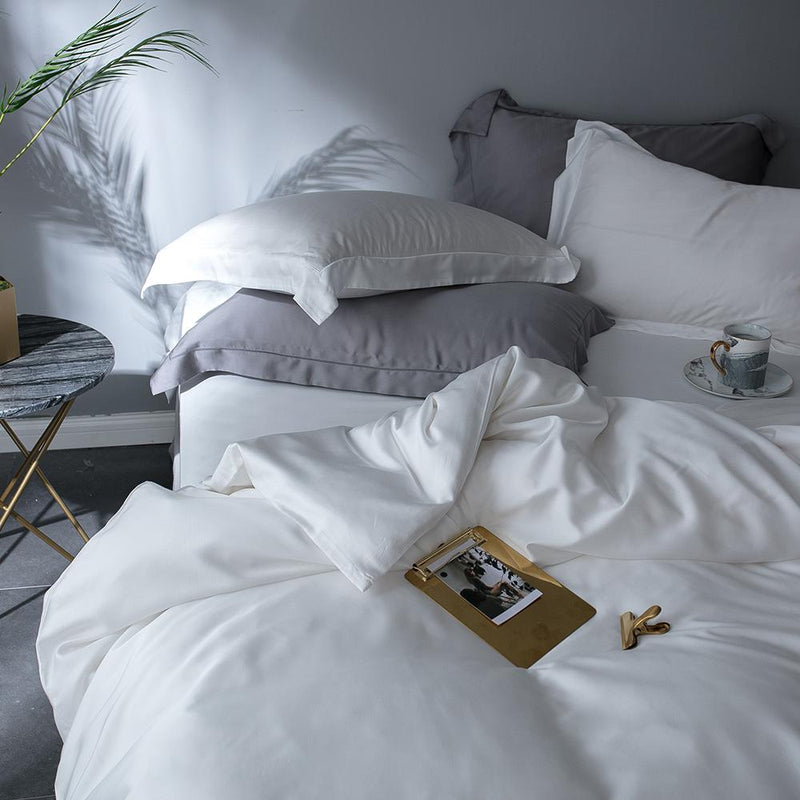 Premium Tencel Fabric Duvet Cover & Sheet Set (Softer Than Silk)