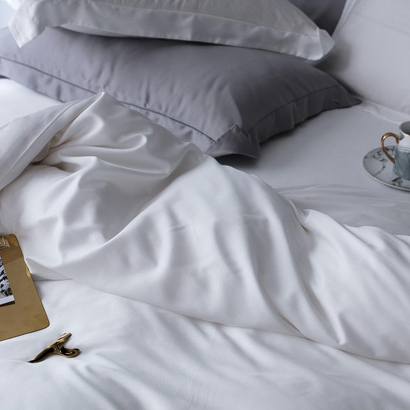 Premium Tencel Fabric Duvet Cover & Sheet Set (Softer Than Silk)