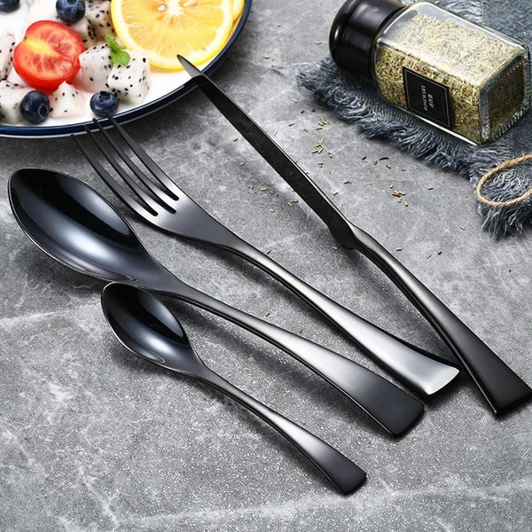 Prime Quality Black Flatware Set