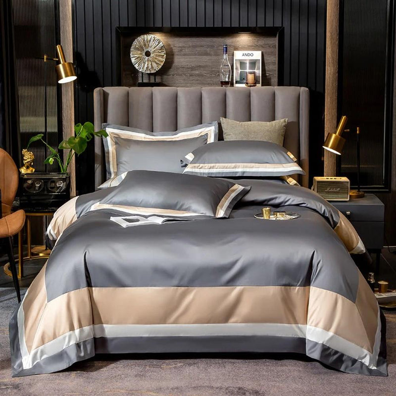 Careton Luxury Egyptian Cotton Duvet Cover & Sheet Set