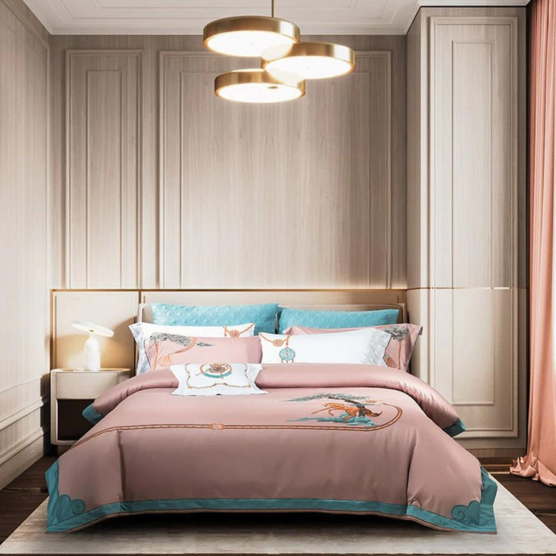Harvey Premium Embroidery 1000 Thread Count Duvet Cover & Sheet Set (Egyptian Cotton)