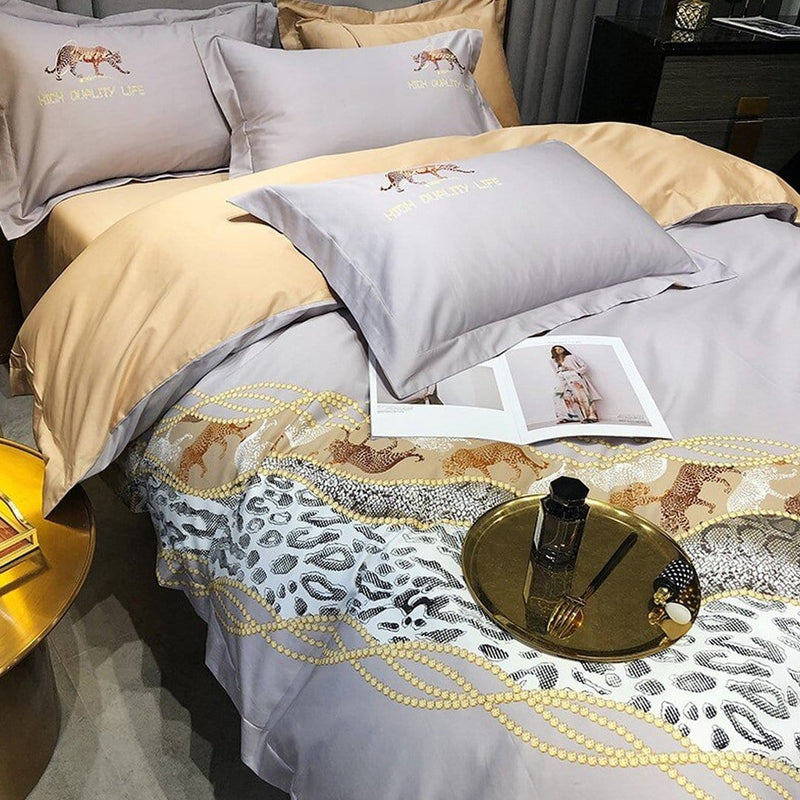 Ileria Marble Luxury Duvet Cover Set