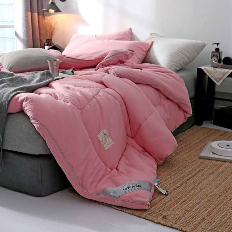 Angela Solid Quilted Comforter