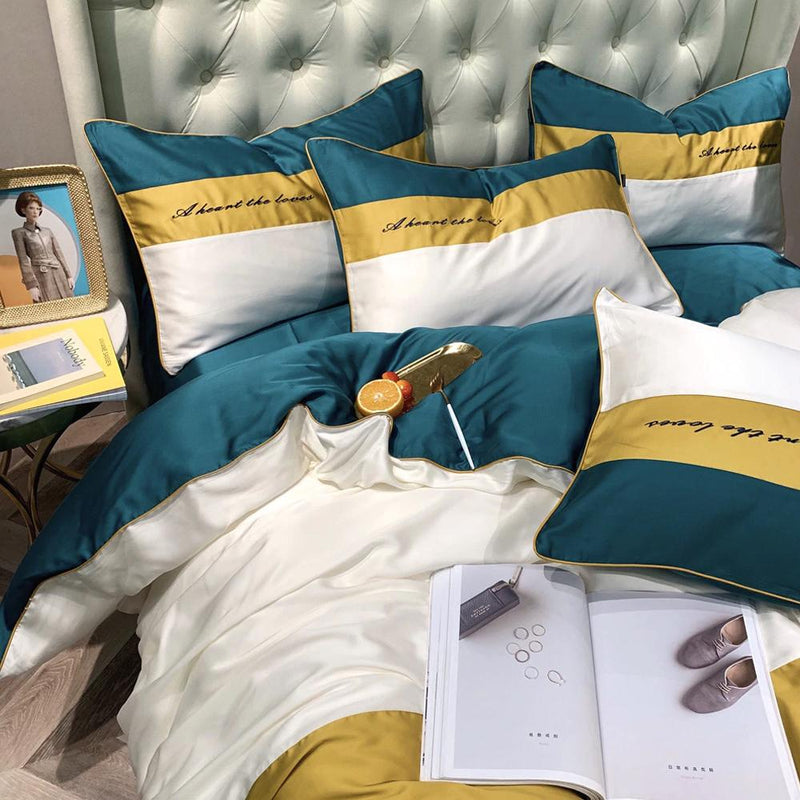 Pure Tencel Silk Duvet Cover & Bed Sheet Set