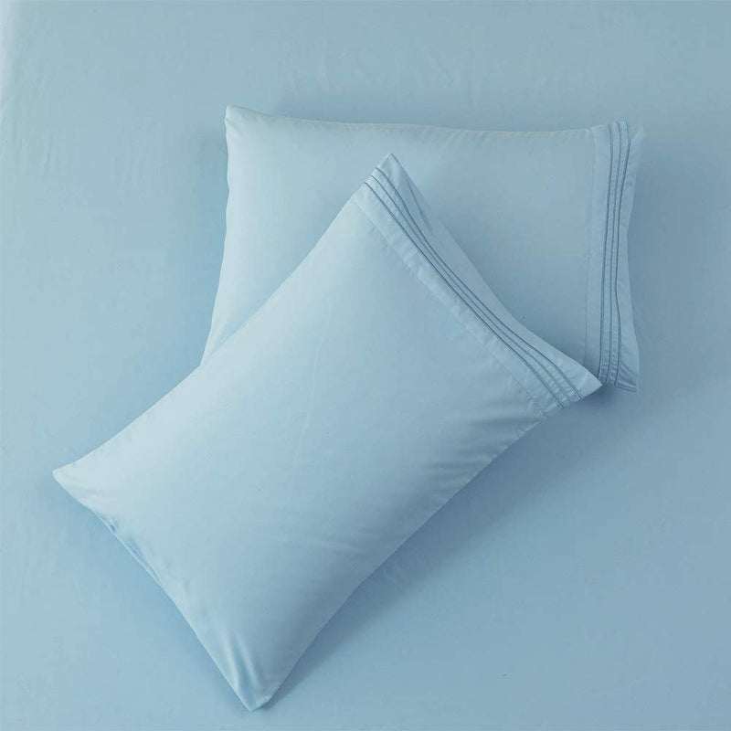 Spa Blue Egyptian Micro Fiber Sheet 1800TC
