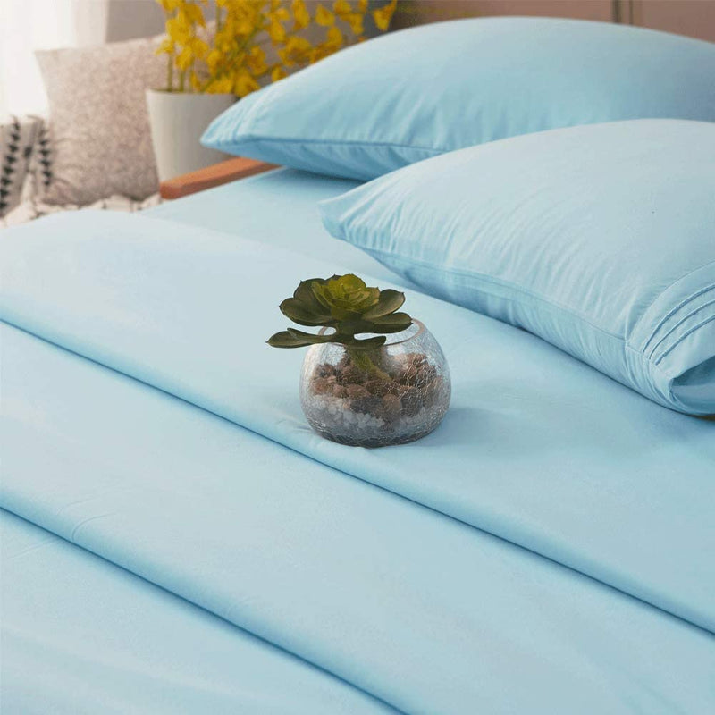 Spa Blue Egyptian Micro Fiber Sheet 1800TC