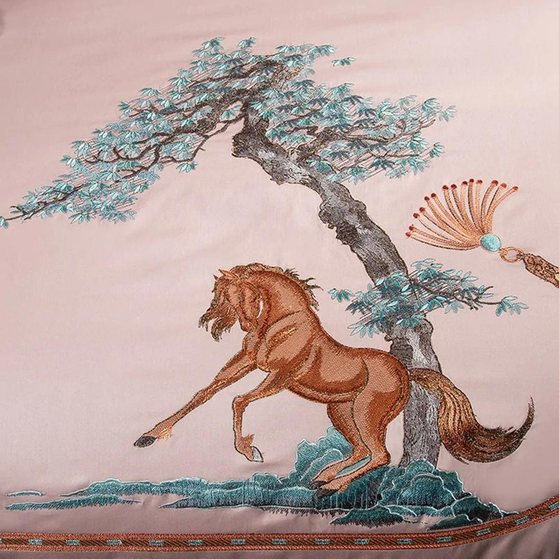 Harvey Premium Embroidery 1000 Thread Count Duvet Cover & Sheet Set (Egyptian Cotton)