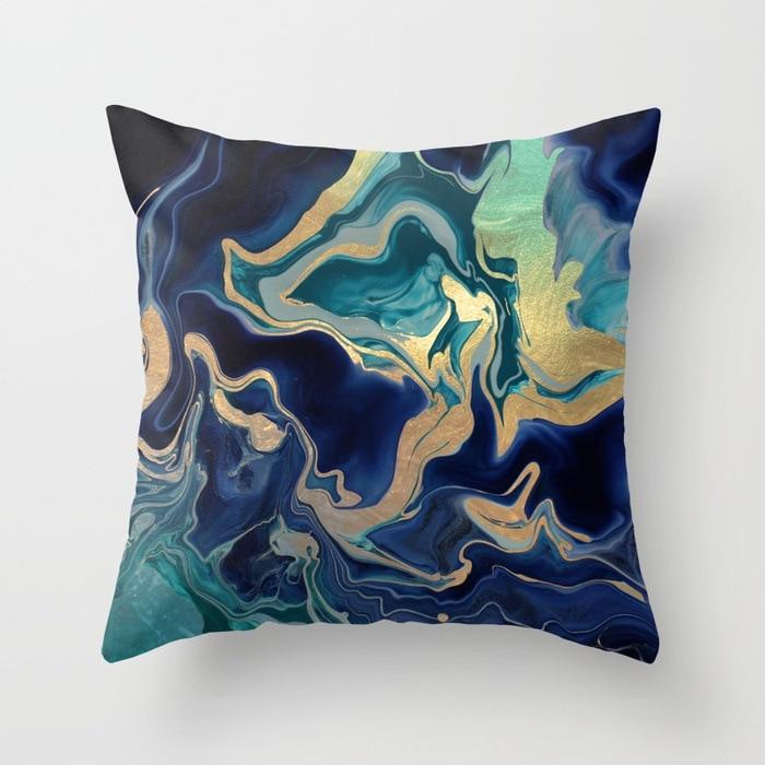 Marble Pattern Cushion Pillow Cover